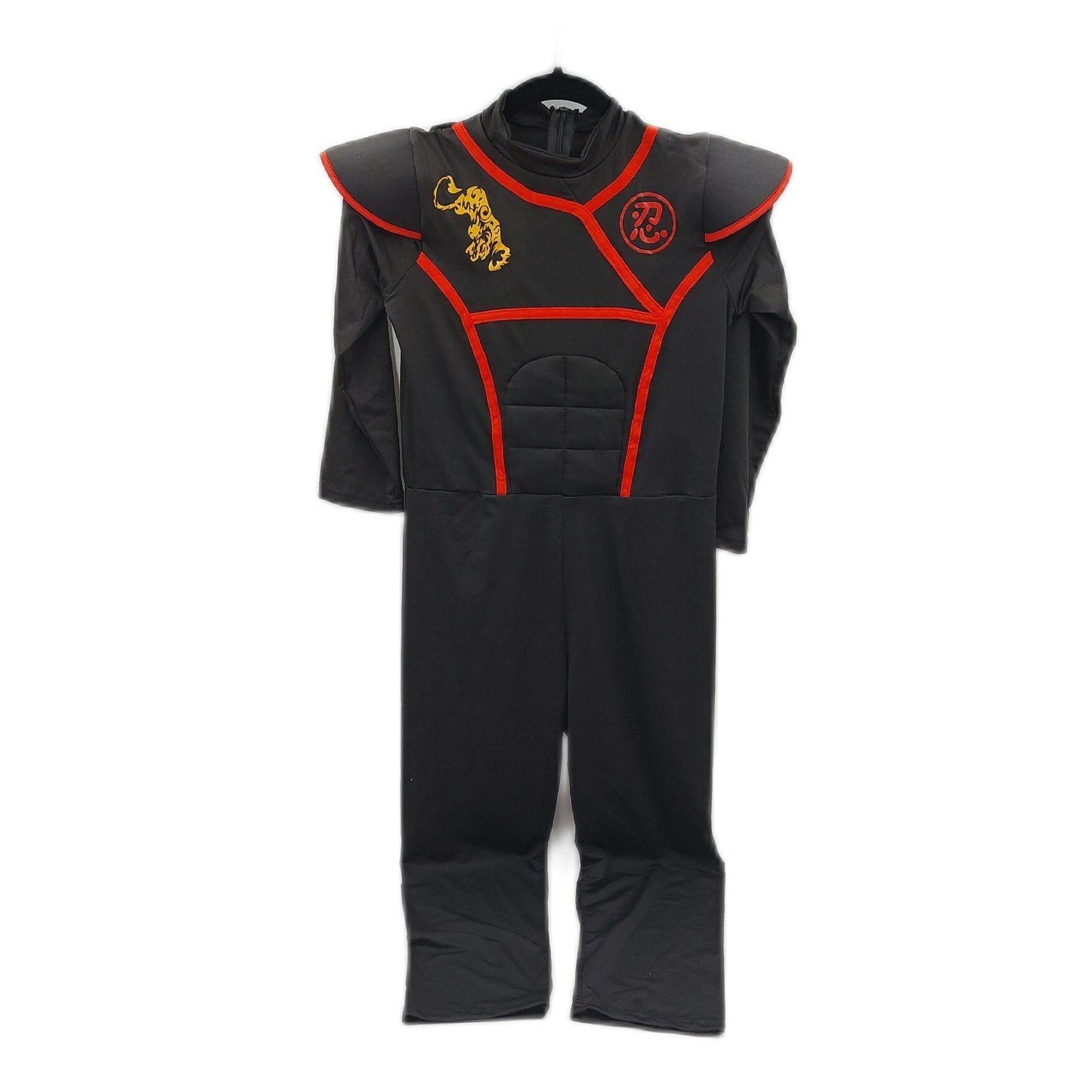 Aomig Kinderkostüm Halloween Kleidung Ninjaanzug Schwarz Jungen Mädchen Ninjasterne