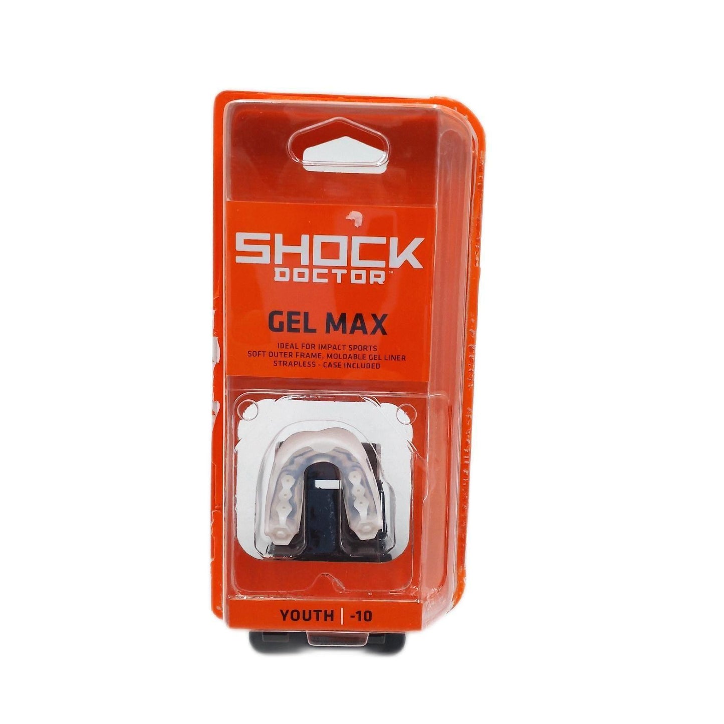 Shock Doctor Gel-Max-Mundschutz für Schutz beim Sport, bequemes dreilagiges Design in Größen für Kinder und Erwachsene