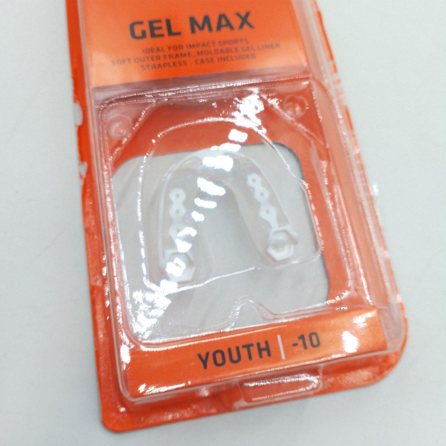 Shock Doctor Gel-Max-Mundschutz für Schutz beim Sport, bequemes dreilagiges Design in Größen für Kinder und Erwachsene