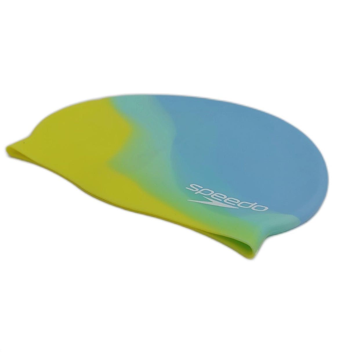 Speedo Junior Multi Silikon Badekappe Unisex Kinder Blau One Size Schwimmkappe