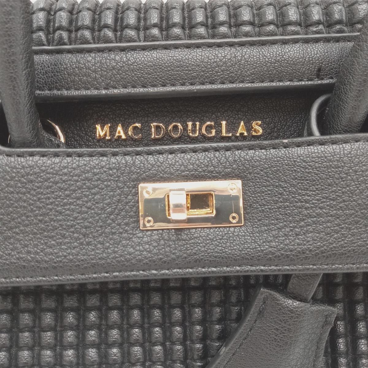 Mac Douglas Handtasche Damenmode Taschen Pyla Bryan Schwarz Leder Alltag Trends