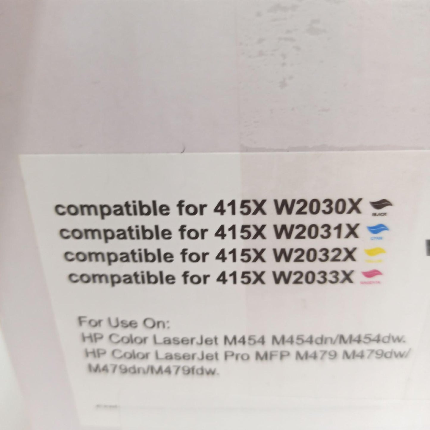 Cool Toner kompatible 415X Tonerkartusche Ersatz für HP 415A 4