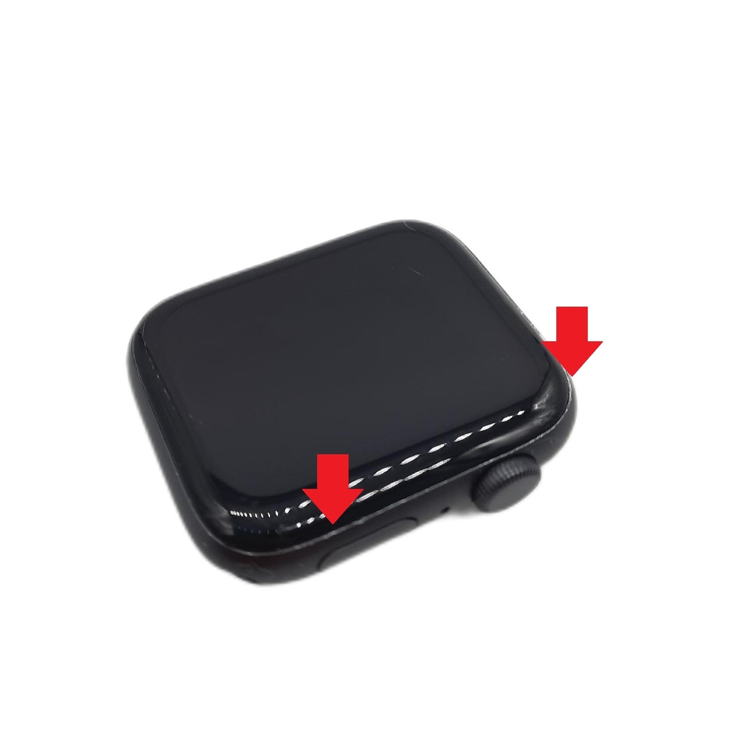 Apple Watch SE (1. Generation) (GPS, 44 mm) Smartwatch – Gehäuse aus Aluminium, spaltgrau, Sportarmband Mitternachtsarmband – regelmäßig. Überwachung von Fitness und Aktivität