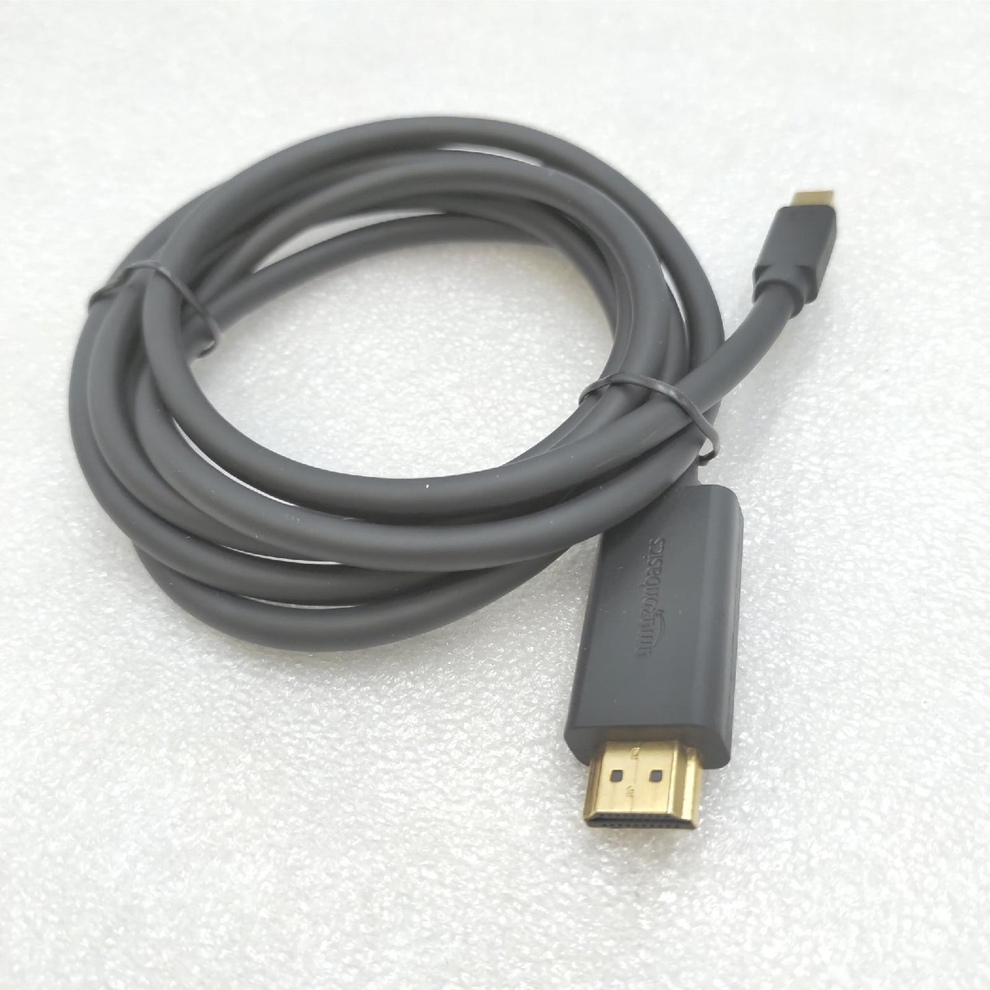 Amazon Basics Kabel Verbindung Mini DisplayPort auf HDMI Full HD schwarz hochwertige Qualität 180 Meter