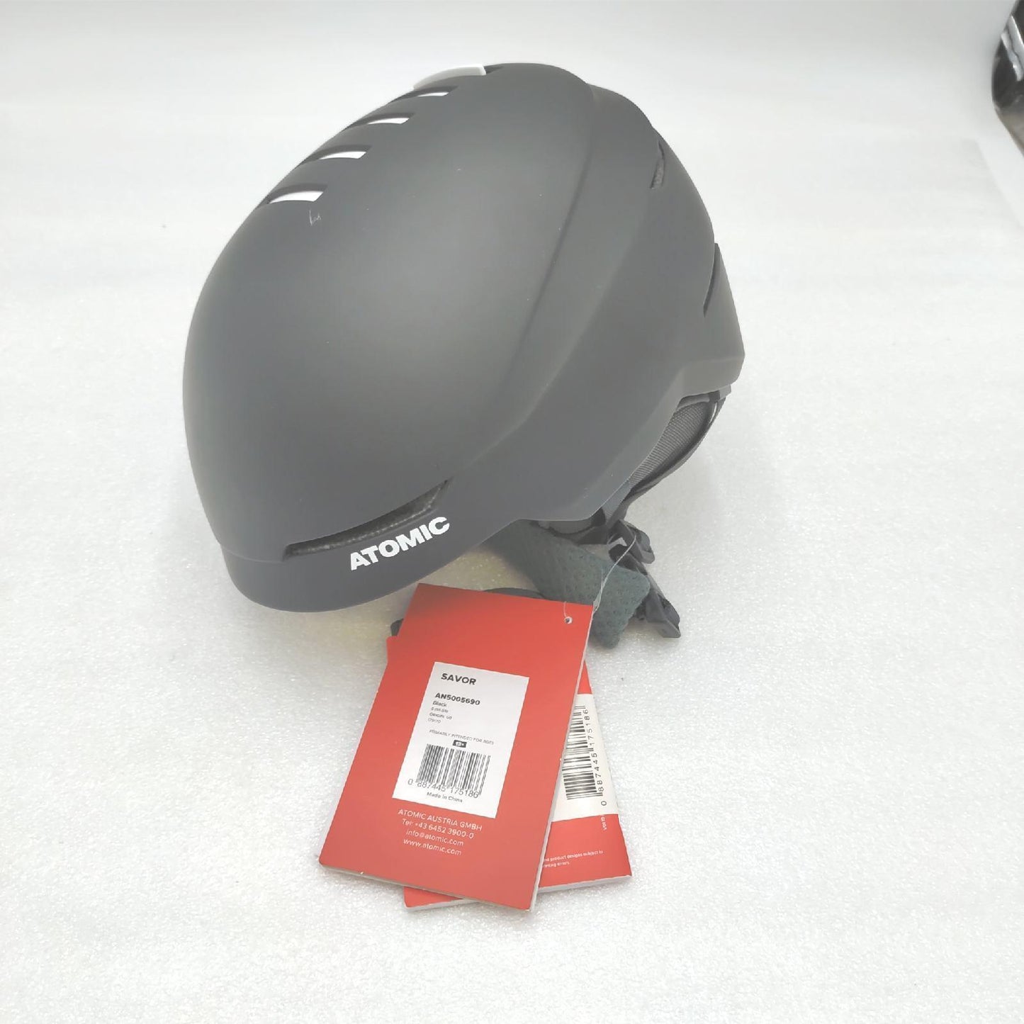 Atomic Skihelm Schutzhelm Snowboard Snow 360 Grad Fit Schwarz Größe S Unisex