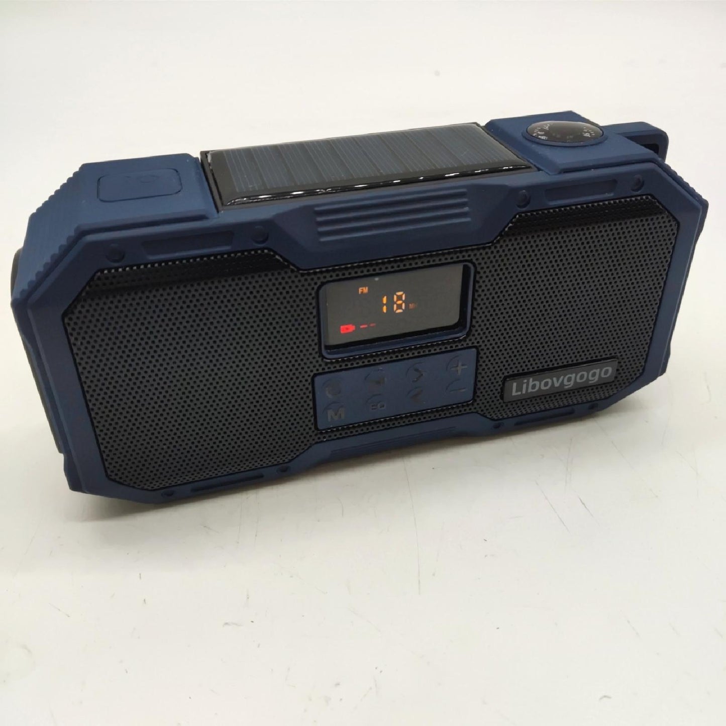 Libovgogo Kurbelradio Notfallausrüstung DF 588 Solarladegerät Bluetooth Taschen