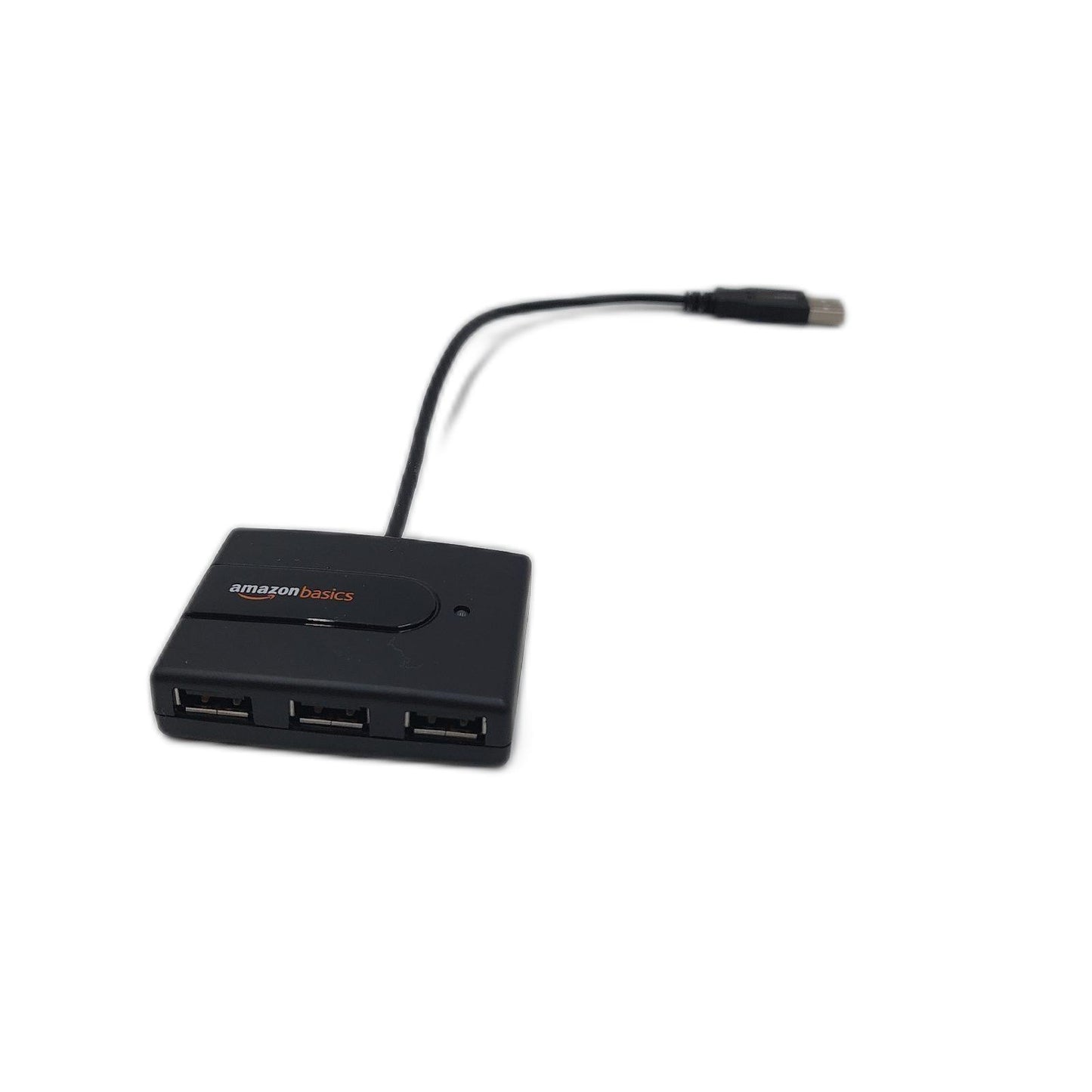 Amazon Basics USB Hub 2.0 Ultra mit 4 Ports, Schwarz