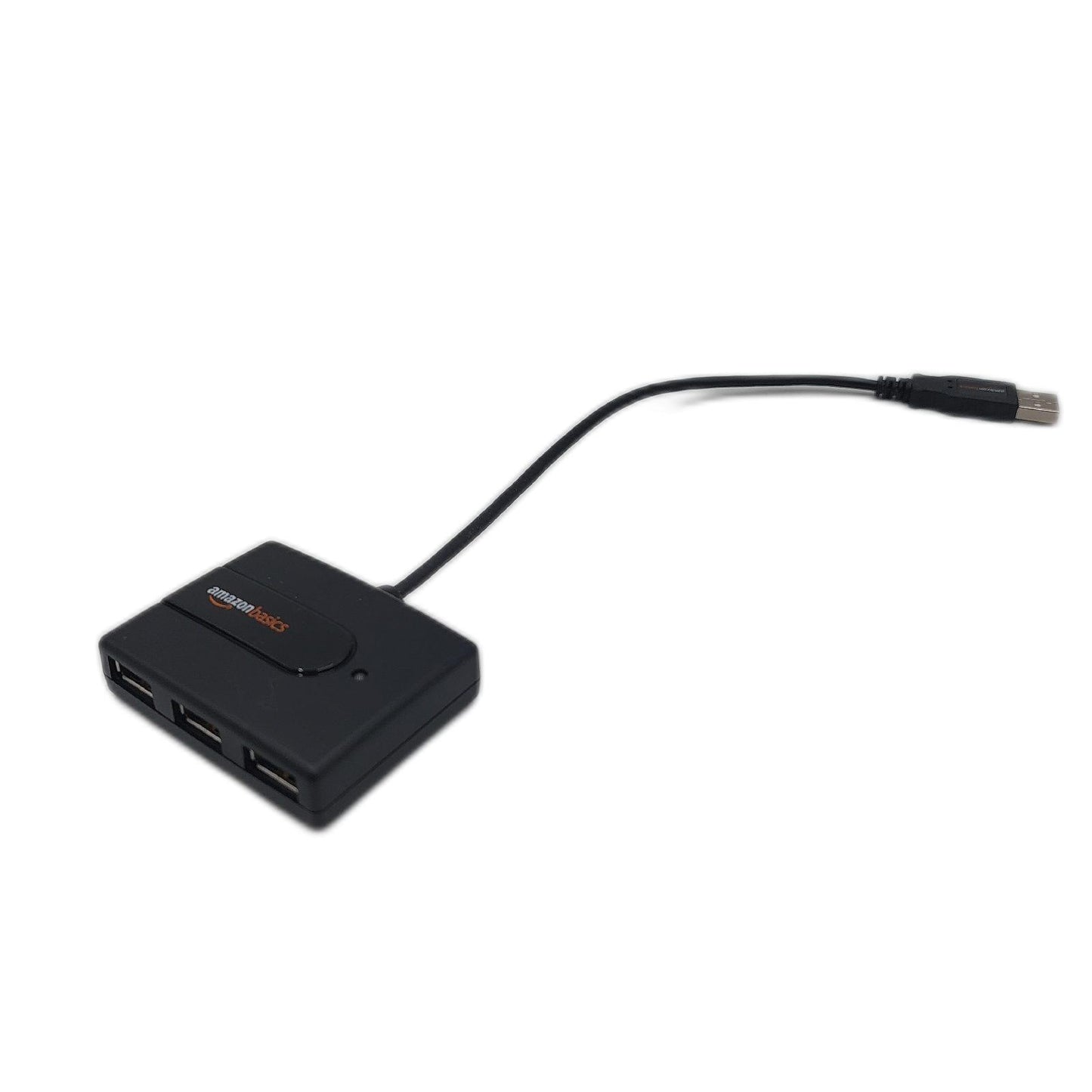 Amazon Basics USB Hub 2.0 Ultra mit 4 Ports, Schwarz