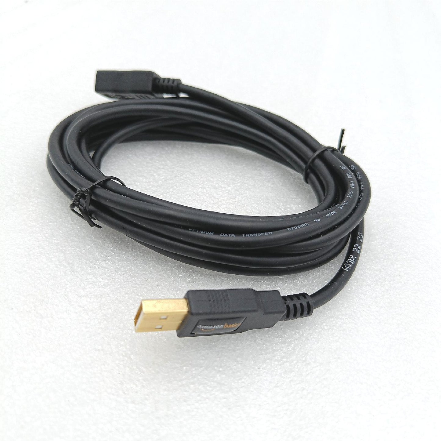 Amazon Basics USB Kabel Computer Zubehör USB A auf USB A 2 0 High Speed Verlängerung 3 Meter ideal für Heimwerker