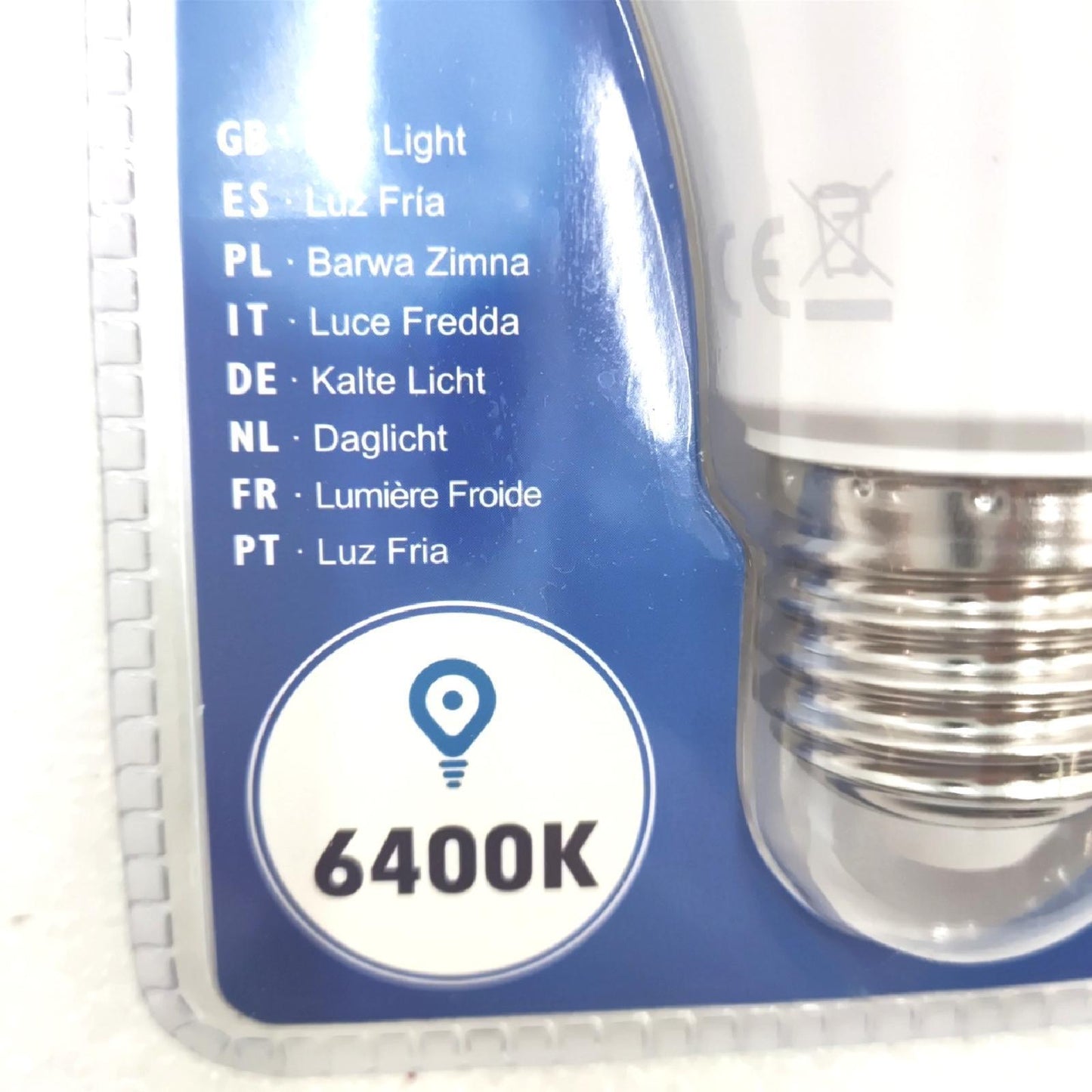 Aigostar Led Lampe E27 Kaltweiß 12W Leuchtmittel Licht 6500K 1170Lumen Abstrahlwinkel 280 Grad Tropfenform Birnen 5 Stück
