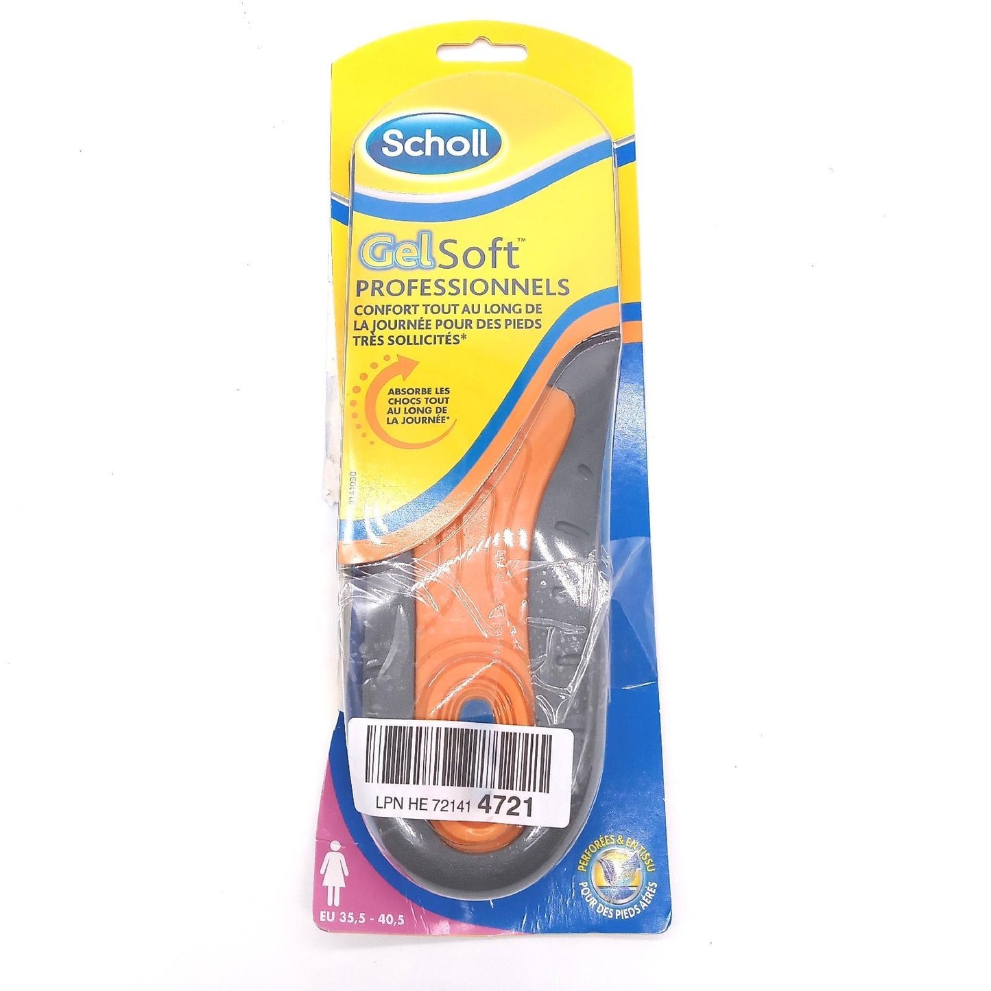 Scholl Einlegesohlen Damen Schuhe Komfort Zubehör Gelsoft Fußschutz Größe 35 5