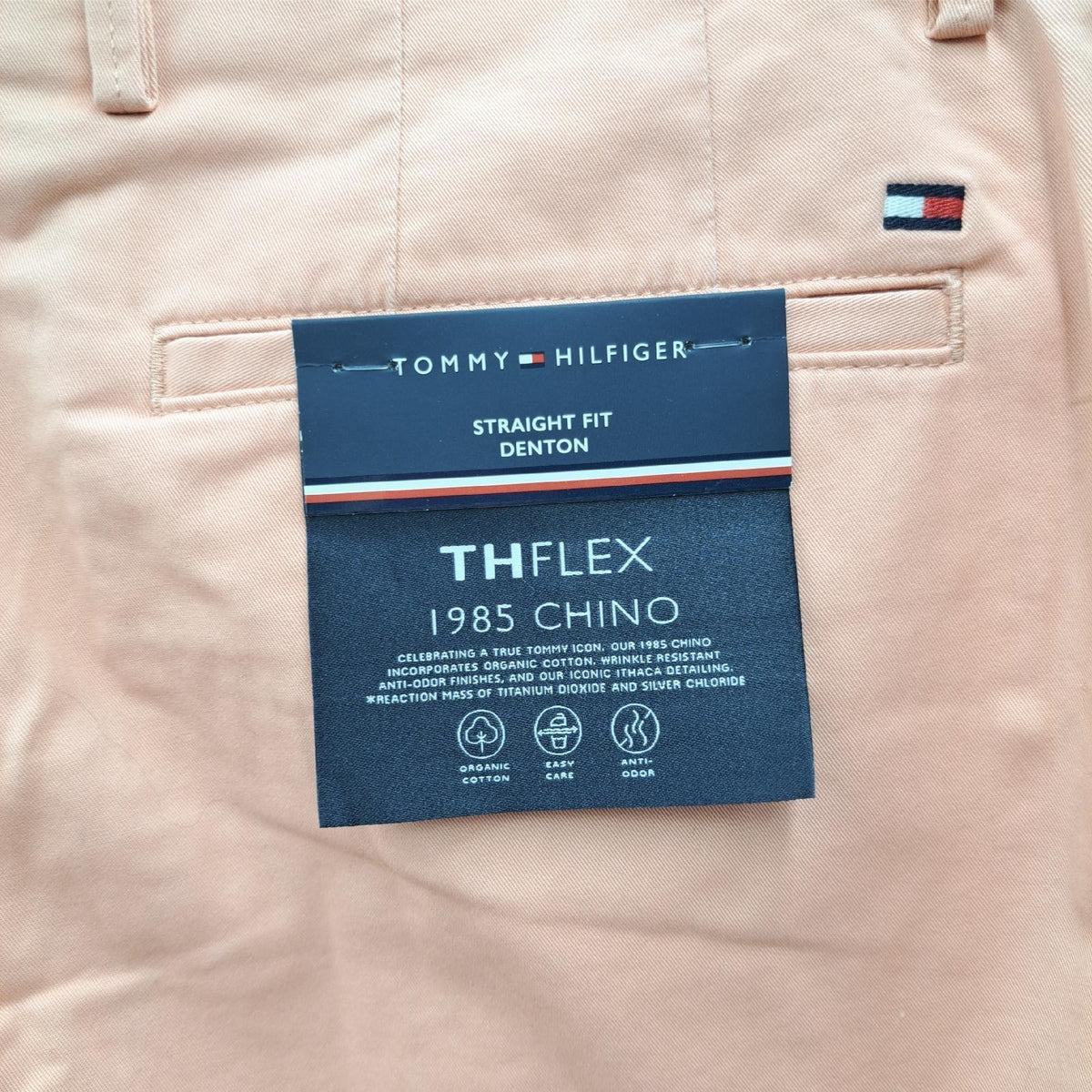 Tommy Hilfiger Herren 1985 Denton Chino Hose  Guava  28 W/36 L