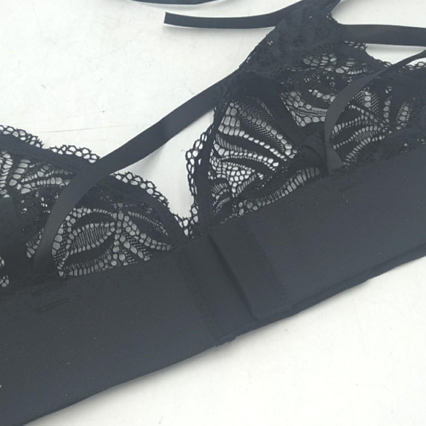 Iris Lilly Bustier Damenmode Dessous Spitze Schwarz 36 verführerisch attraktiv elegant
