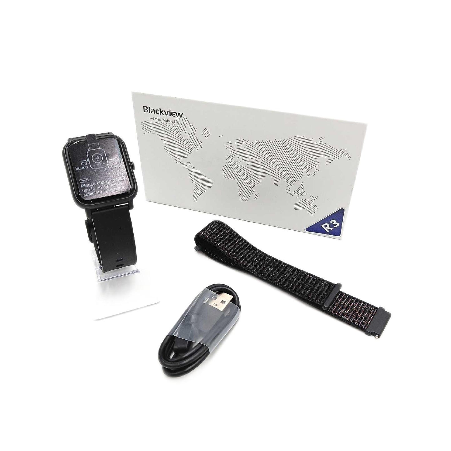 Blackview Smartwatch, 1,85 Touchscreen-Fitnessuhr mit Blutsauerstoff, Herzfrequenz, Schlafüberwachung, Aktivitätstracker mit Schrittzähler-Stoppuhr, Smartwatch für Herren Damen