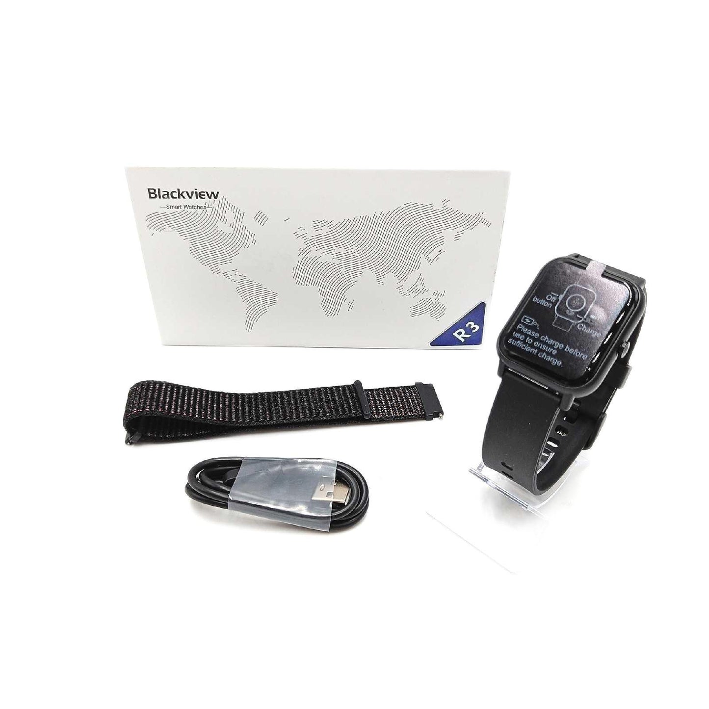 Blackview Smartwatch, 1,85 Touchscreen-Fitnessuhr mit Blutsauerstoff, Herzfrequenz, Schlafüberwachung, Aktivitätstracker mit Schrittzähler-Stoppuhr, Smartwatch für Herren Damen