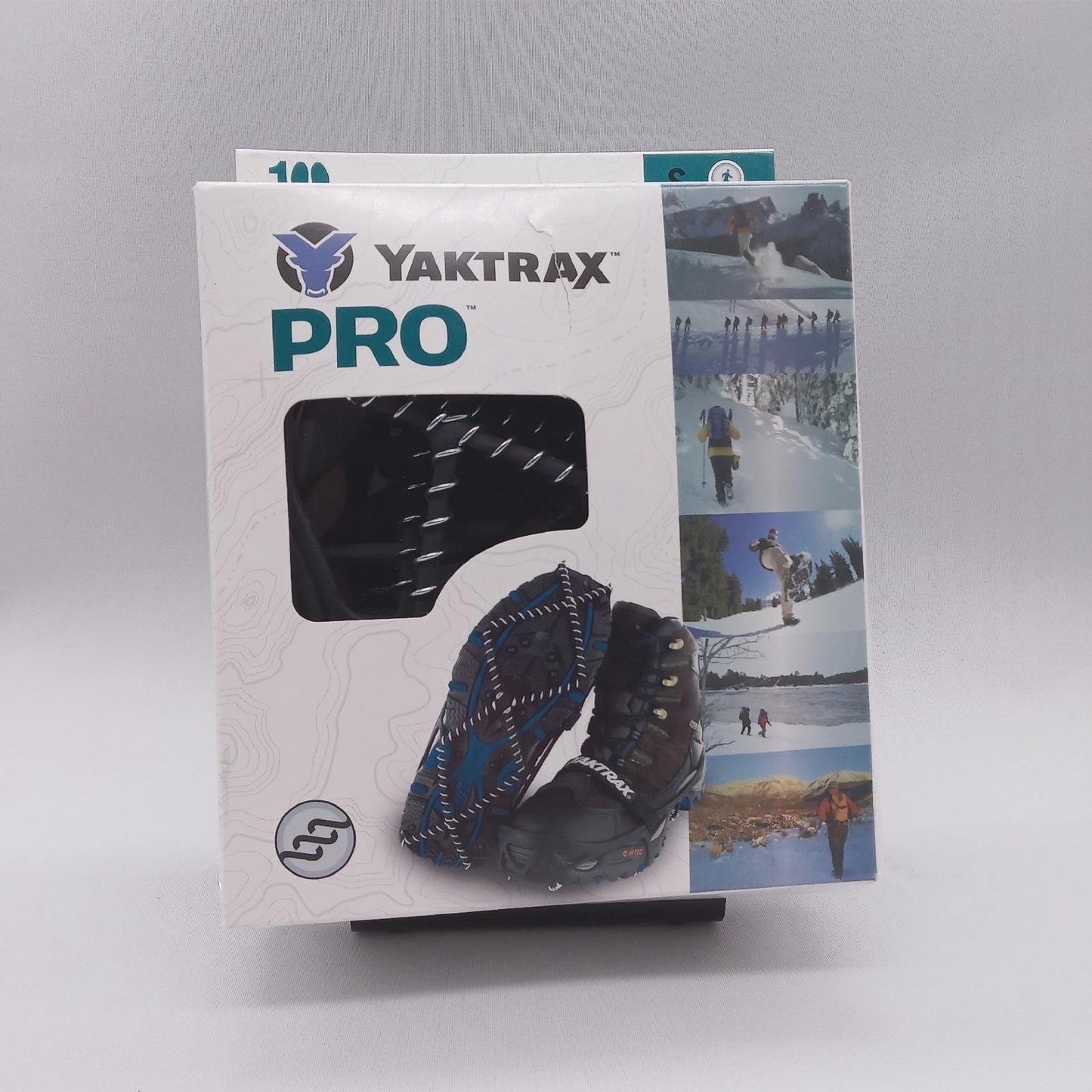 YakTrax Spikes Schuhe Schutz Mixed Pro Paar Antirutsch Verstärkung Schwarz Small EU