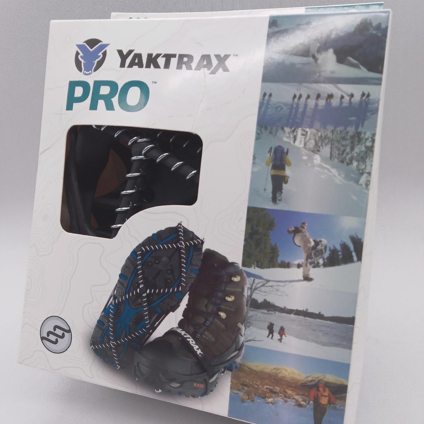 YakTrax Spikes Schuhe Schutz Mixed Pro Paar Antirutsch Verstärkung Schwarz Small EU