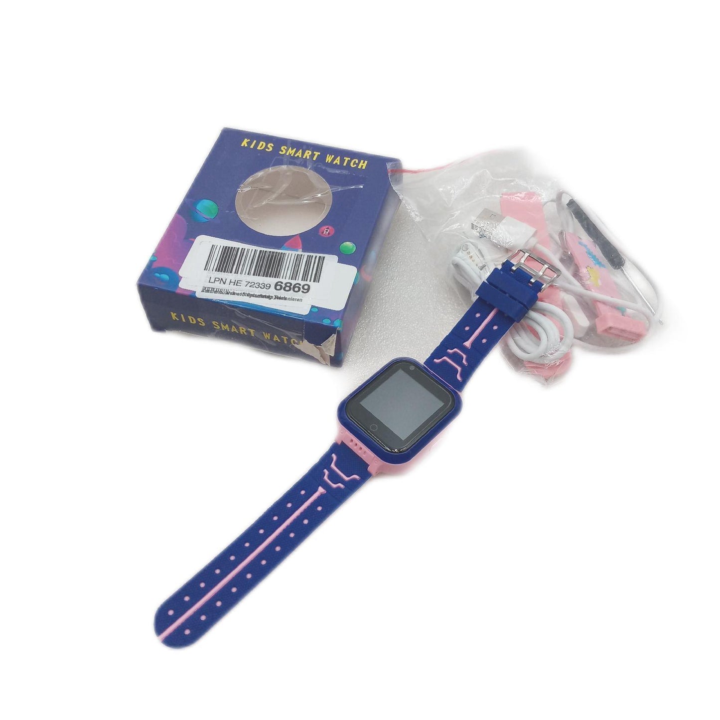 EURHOWING Kinder-Smartwatch,Kinderuhr GPS Anruf Funktion,Wecker,Match-Spiel,SOS Kamera-Touchscreen kindersmartwatchuhr 3-15 Geburtstag Telefonieren Geschenk Weinachtsgeschenke,T3-rosa,one Size