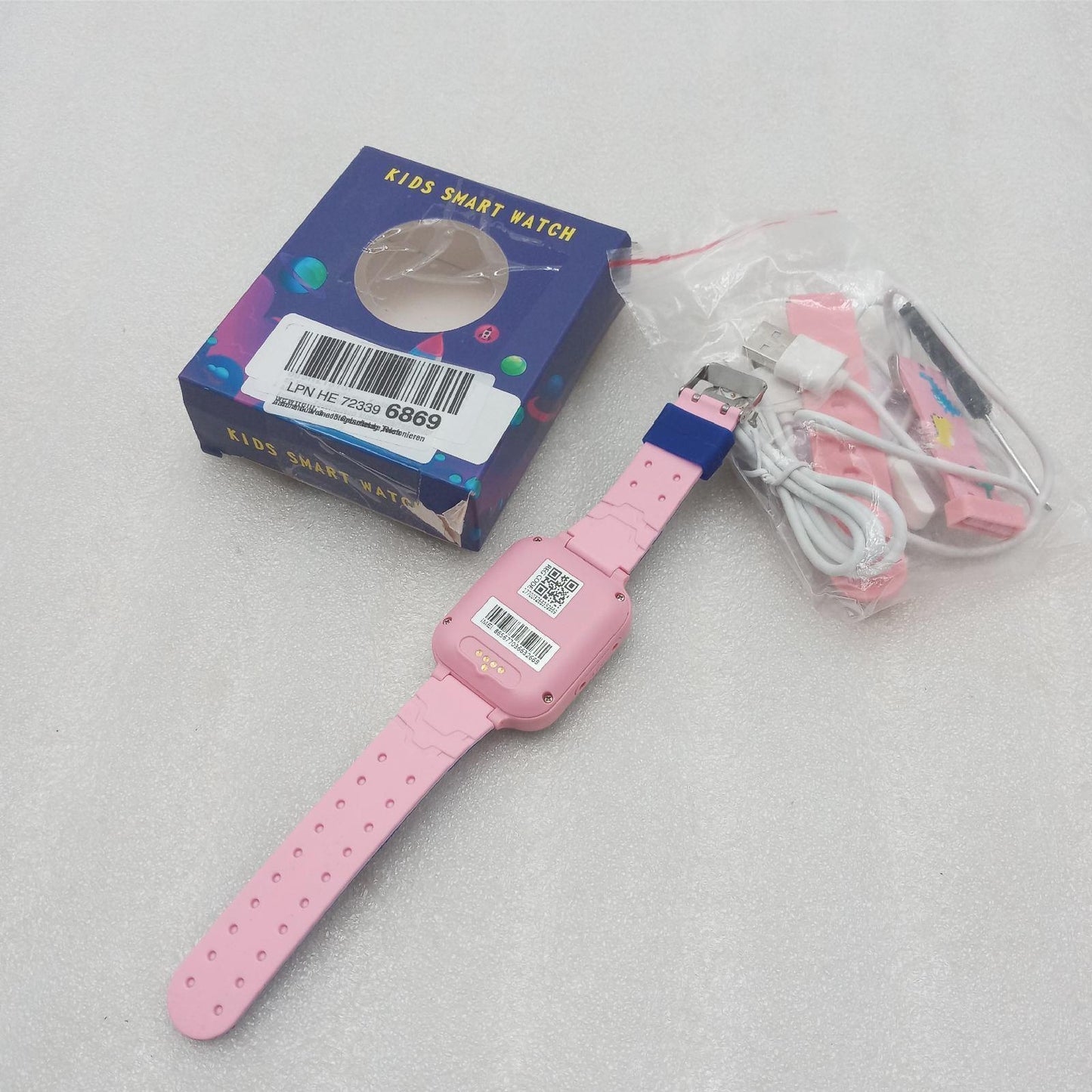 EURHOWING Kinder-Smartwatch,Kinderuhr GPS Anruf Funktion,Wecker,Match-Spiel,SOS Kamera-Touchscreen kindersmartwatchuhr 3-15 Geburtstag Telefonieren Geschenk Weinachtsgeschenke,T3-rosa,one Size