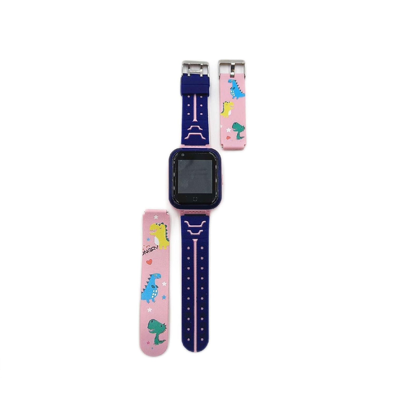 EURHOWING Kinder-Smartwatch,Kinderuhr GPS Anruf Funktion,Wecker,Match-Spiel,SOS Kamera-Touchscreen kindersmartwatchuhr 3-15 Geburtstag Telefonieren Geschenk Weinachtsgeschenke,T3-rosa,one Size