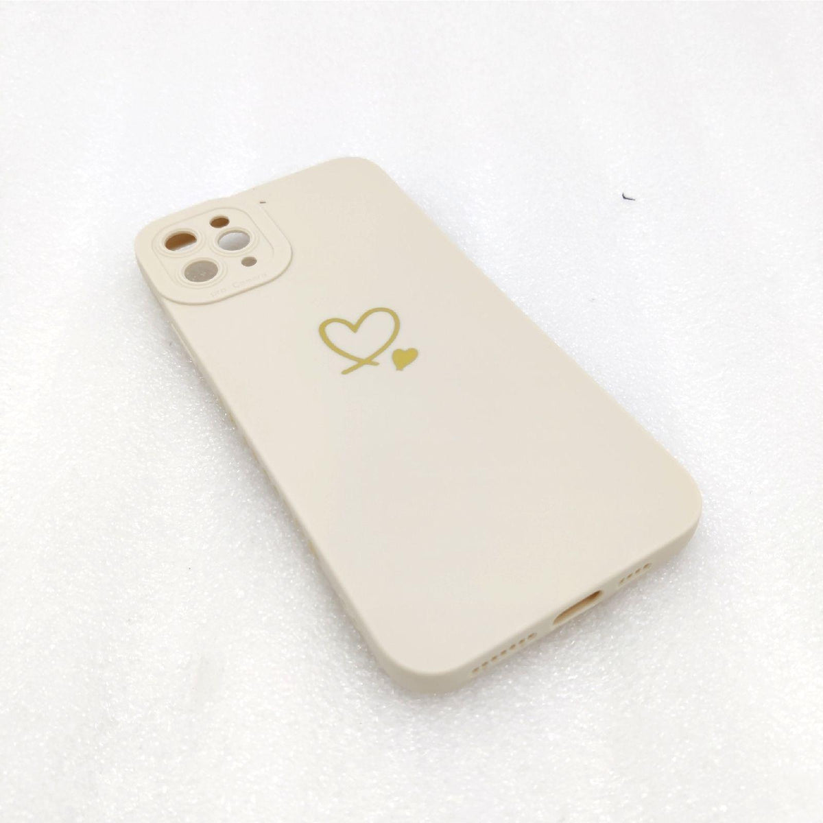 Newseego Hülle Handyhülle Apple iPhone 11 Pro Max Gold Liebe Herzform Schutz