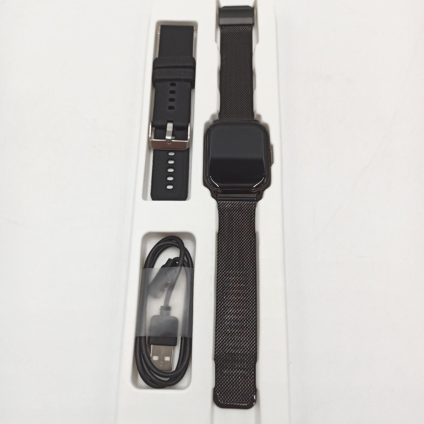 Popglory Smartwatch 1.85 Zoll Touch-Farbdisplay Bluetooth Anrufe ,Fitnessuhr (35,61)
