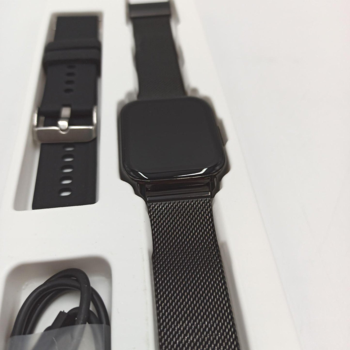 Popglory Smartwatch 1.85 Zoll Touch-Farbdisplay Bluetooth Anrufe ,Fitnessuhr (35,61)