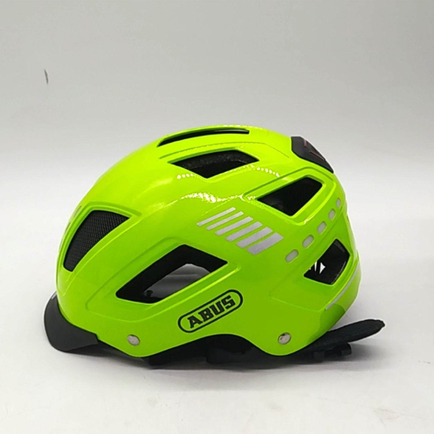 ABUS Fahrradhelm Helm Fahrradhelme Hyban 2 0 LED Sicherheit Licht Damen robuste Hart