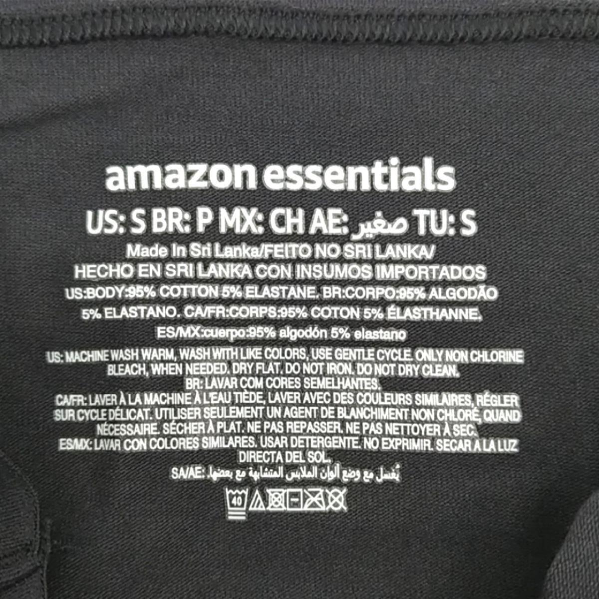 Amazon Essentials Bikinihose Damenbekleidung Schwimmkleidung Schwarz 38 Übergröße Komfort Baumwolle