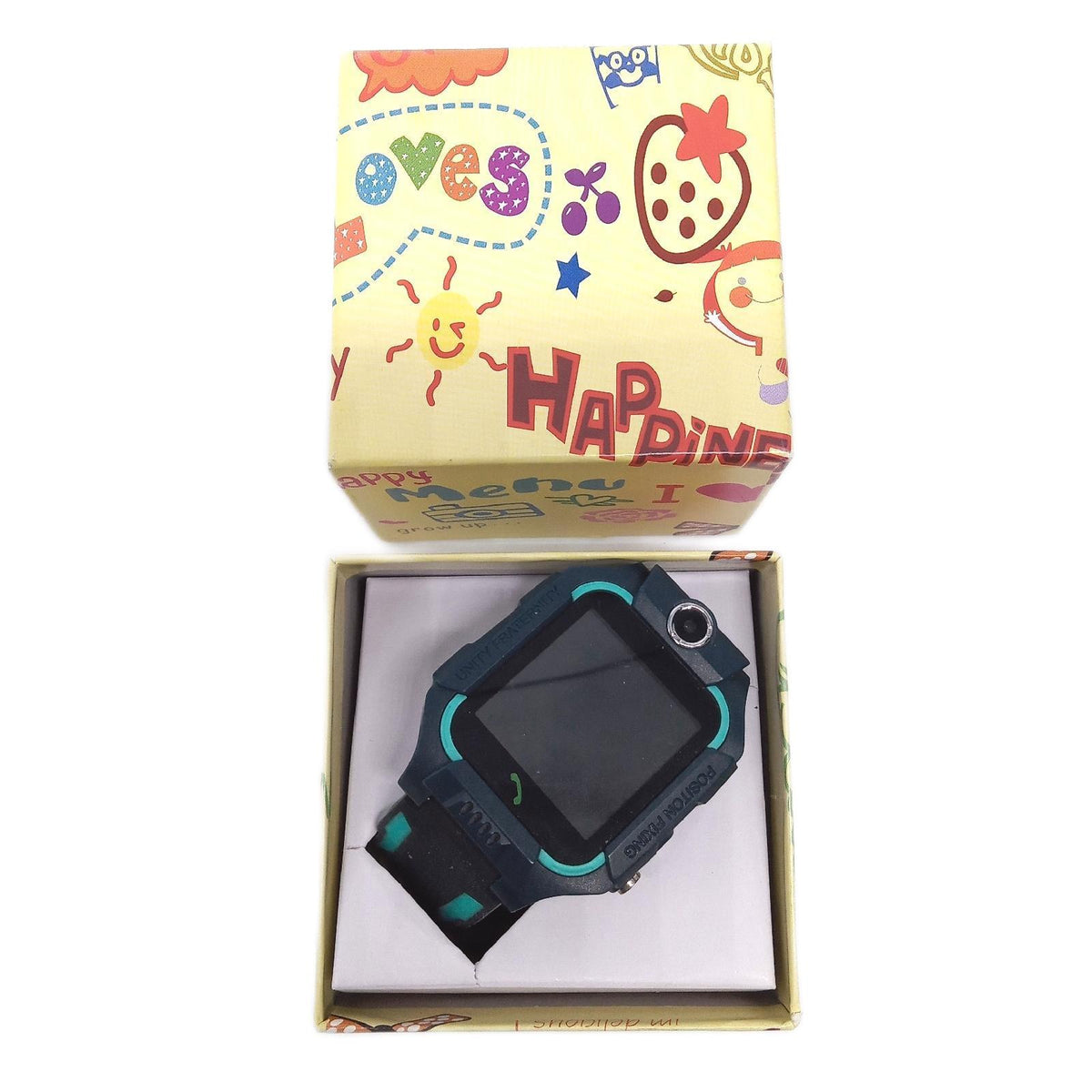 Topchances Smartwatch Kinder Jungen Mädchen GPS Sicherheit Videoanrufe Blau Q19