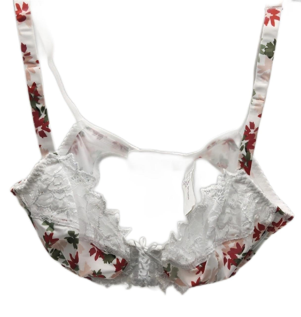 Sans Complexe Damen Arum Print 70aae70 Klassischer B gel BH  Imprime Fleurs Blanc  75C EU