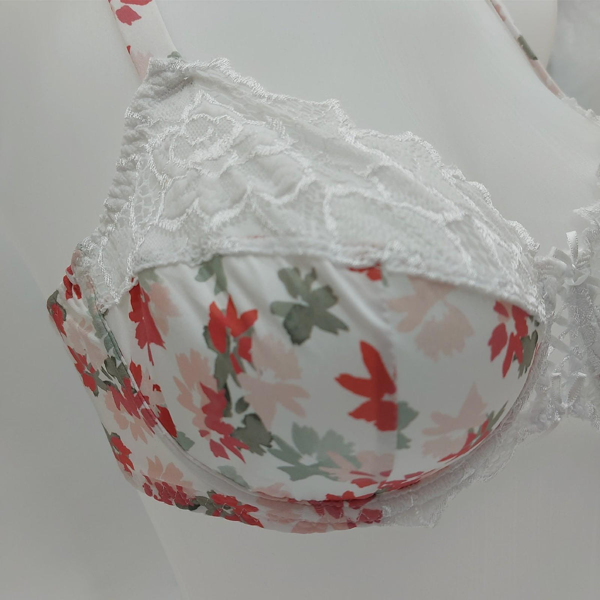 Sans Complexe Damen Arum Print 70aae70 Klassischer B gel BH  Imprime Fleurs Blanc  75C EU