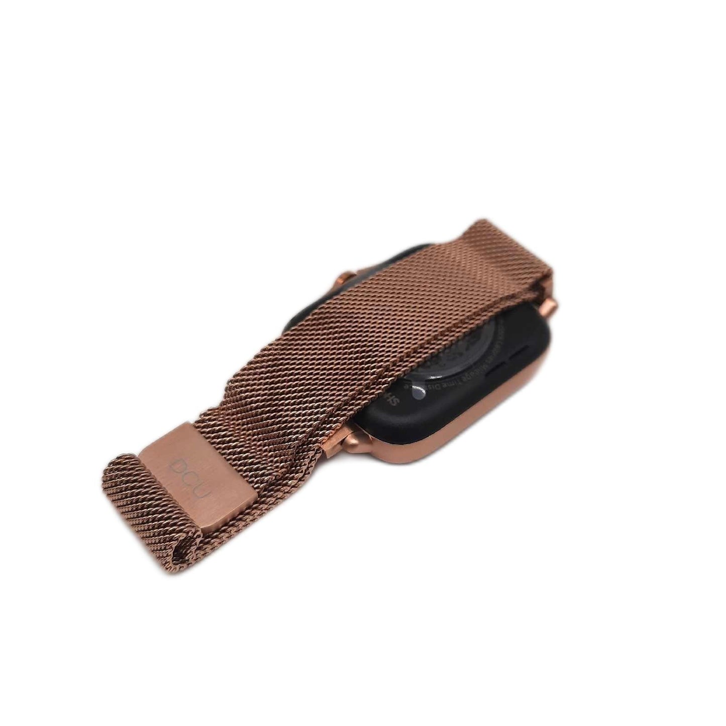 DCU TECNOLOGIC | Moderne Smartwatch | Smartwatch-Anrufe | App-Benachrichtigungen & Anrufe | 8 Sportmodi | IP67 | 2 Roségold-Metallarmbänder +rosa Silikon