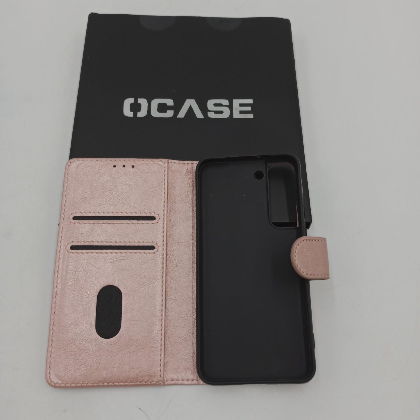 OCASE Handyhülle Samsung Galaxy S22 5G Leder Schutzhülle Kartenfach Stand