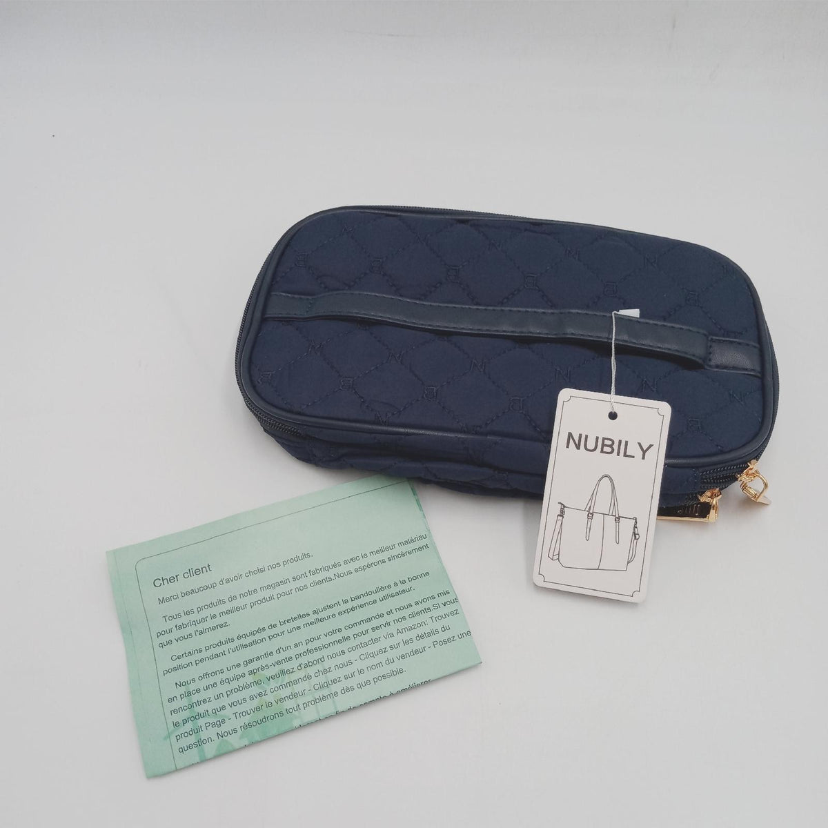 NUBILY Kosmetiktasche Damen Make Up Tasche Reise Kulturbeutel Groß Luxus Design
