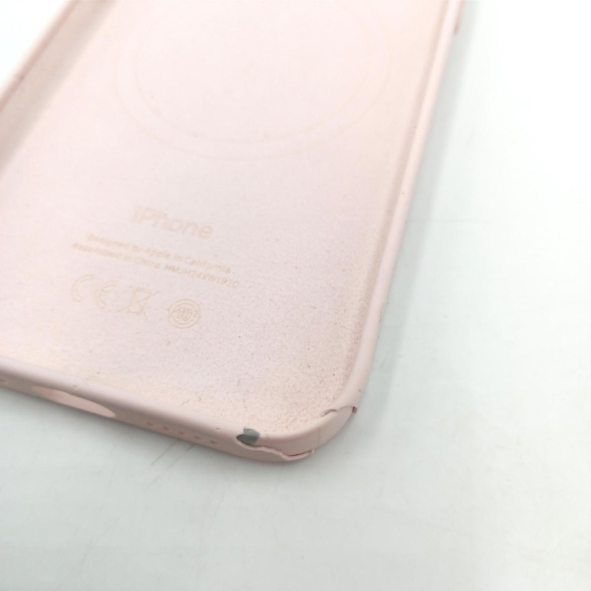 Apple Silikon Case mit MagSafe für iPhone 13 - Kalkrosa