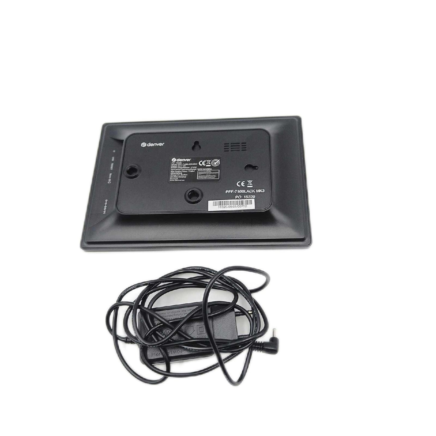 Denver Digitaler Bilderrahmen Schwarz PFF-710 Frameo 7 Zoll