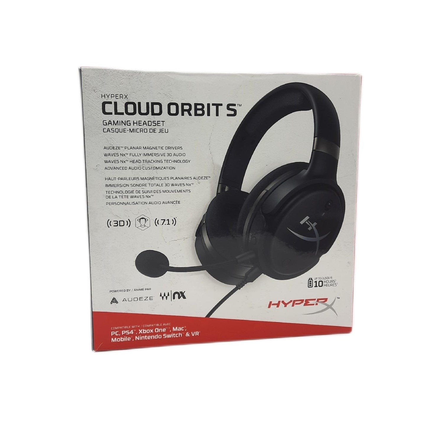 HyperX Gaming Headset Audio Zubehör Cloud Orbit S 3D Audio Klangqualität Schwarz