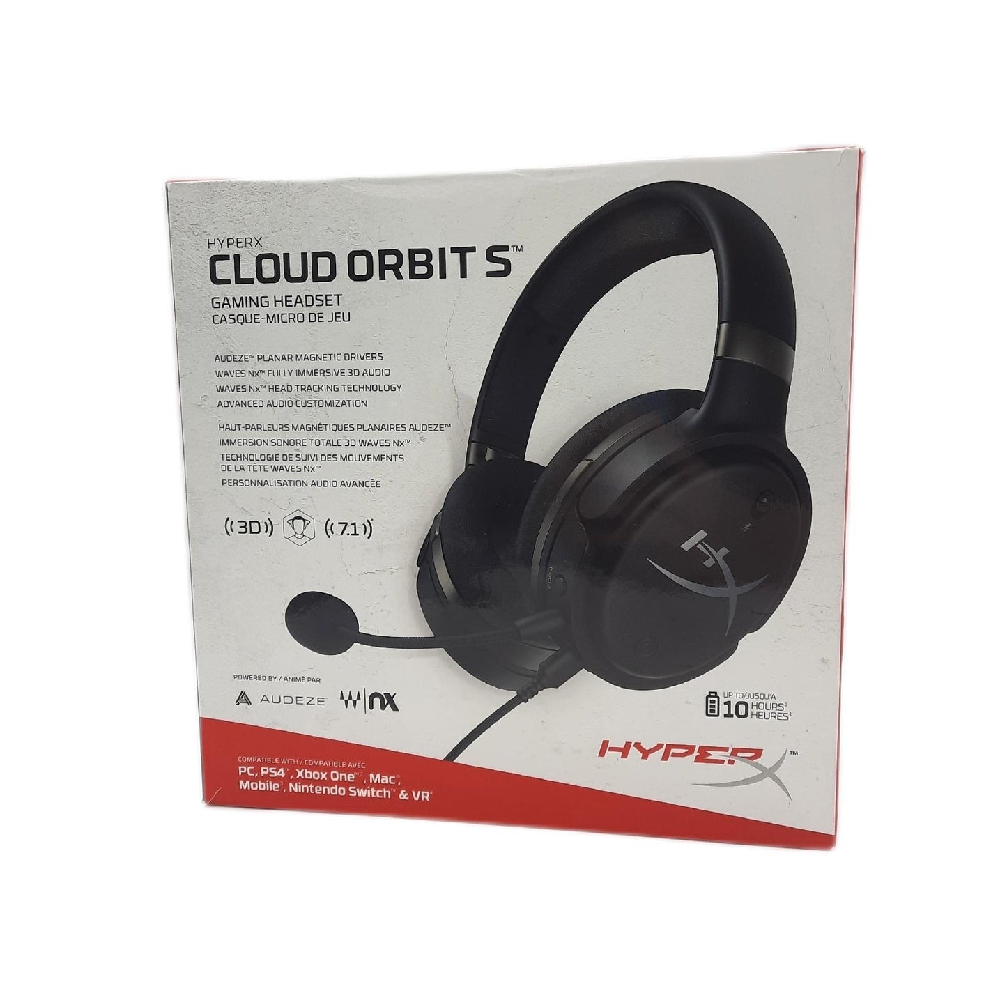 HyperX Gaming Headset Audio Zubehör Cloud Orbit S 3D Audio Klangqualität Schwarz