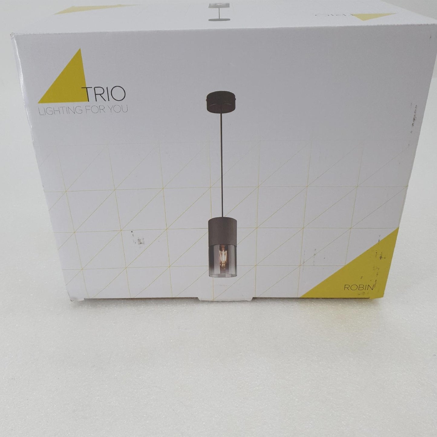 Trio Leuchten Pendelleuchte Beleuchtung Robin Schwarz Matt Rauchglas Modernes Design Wohnzimmerlampe