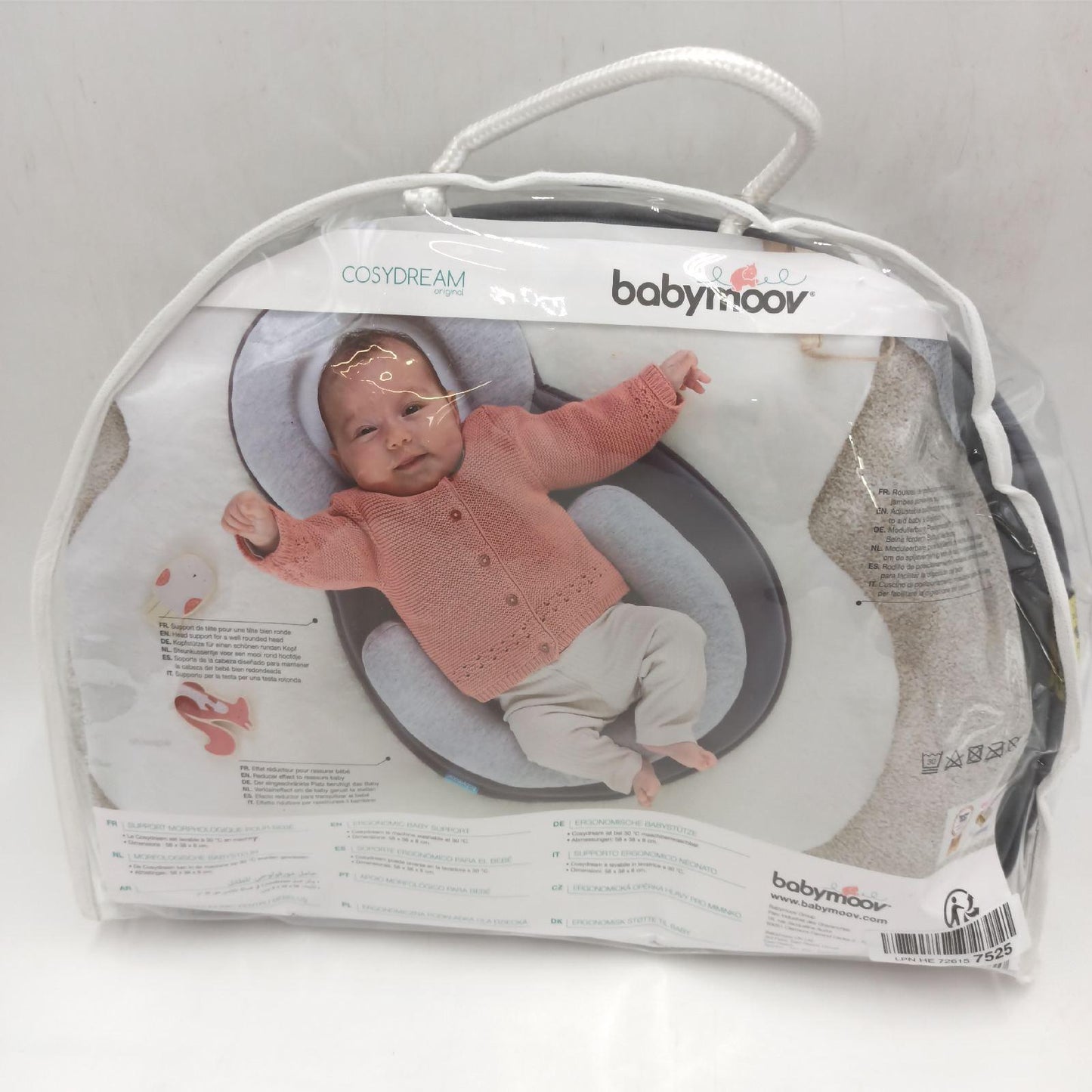 Babymoov Babystütze Kinderzimmer Hocker Cosydream Smokey Komfort und Sicherheit für Babys