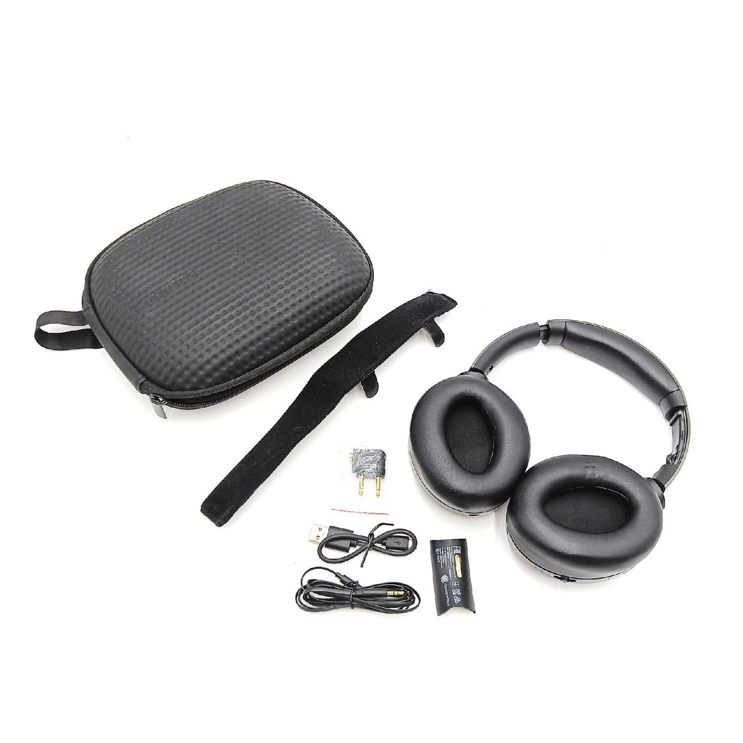 Hi Res Kopfhörer ANC Bluetooth Komfortabel Flexibel Sprachassistent Schwarz Gehäuse Gebrochen