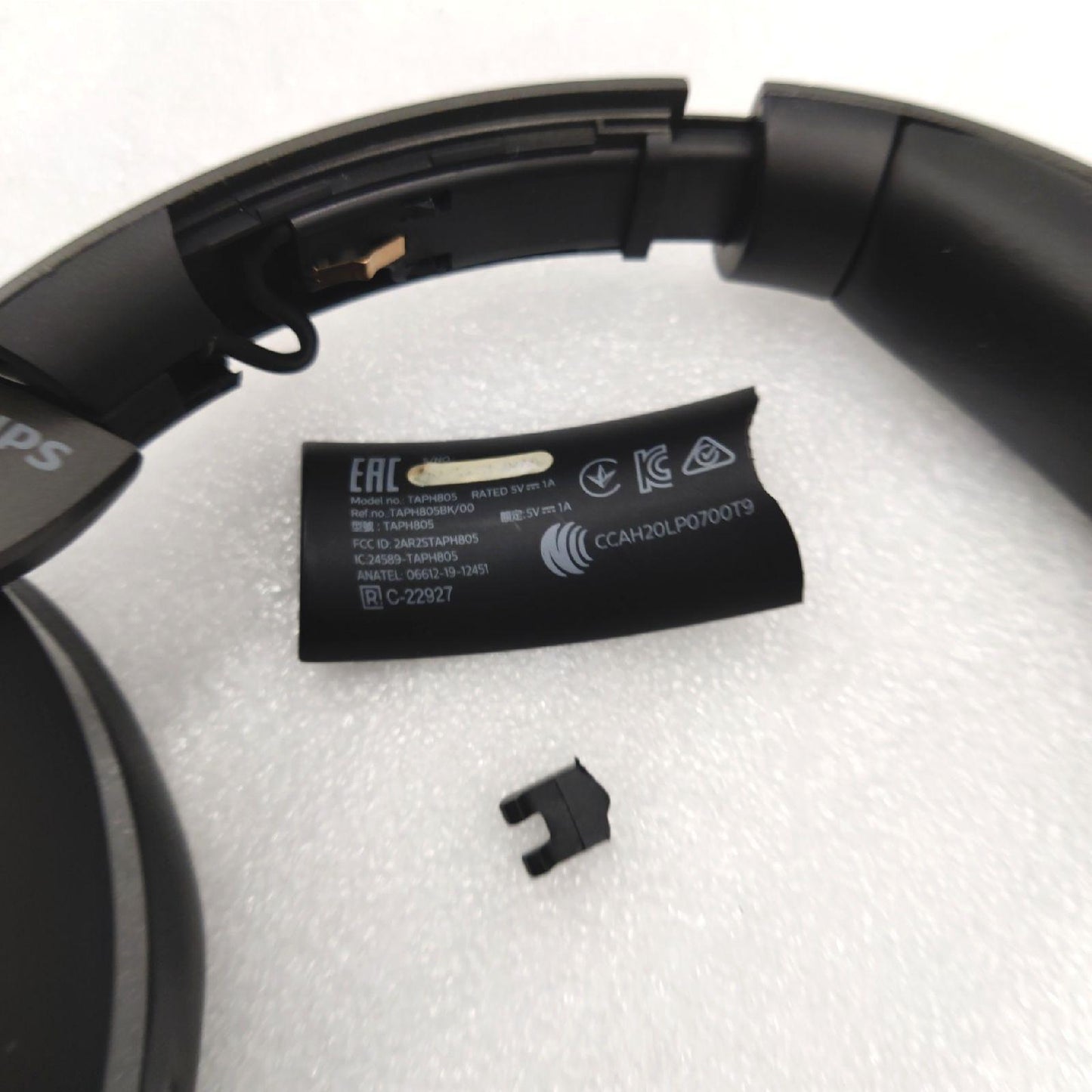 Hi Res Kopfhörer ANC Bluetooth Komfortabel Flexibel Sprachassistent Schwarz Gehäuse Gebrochen