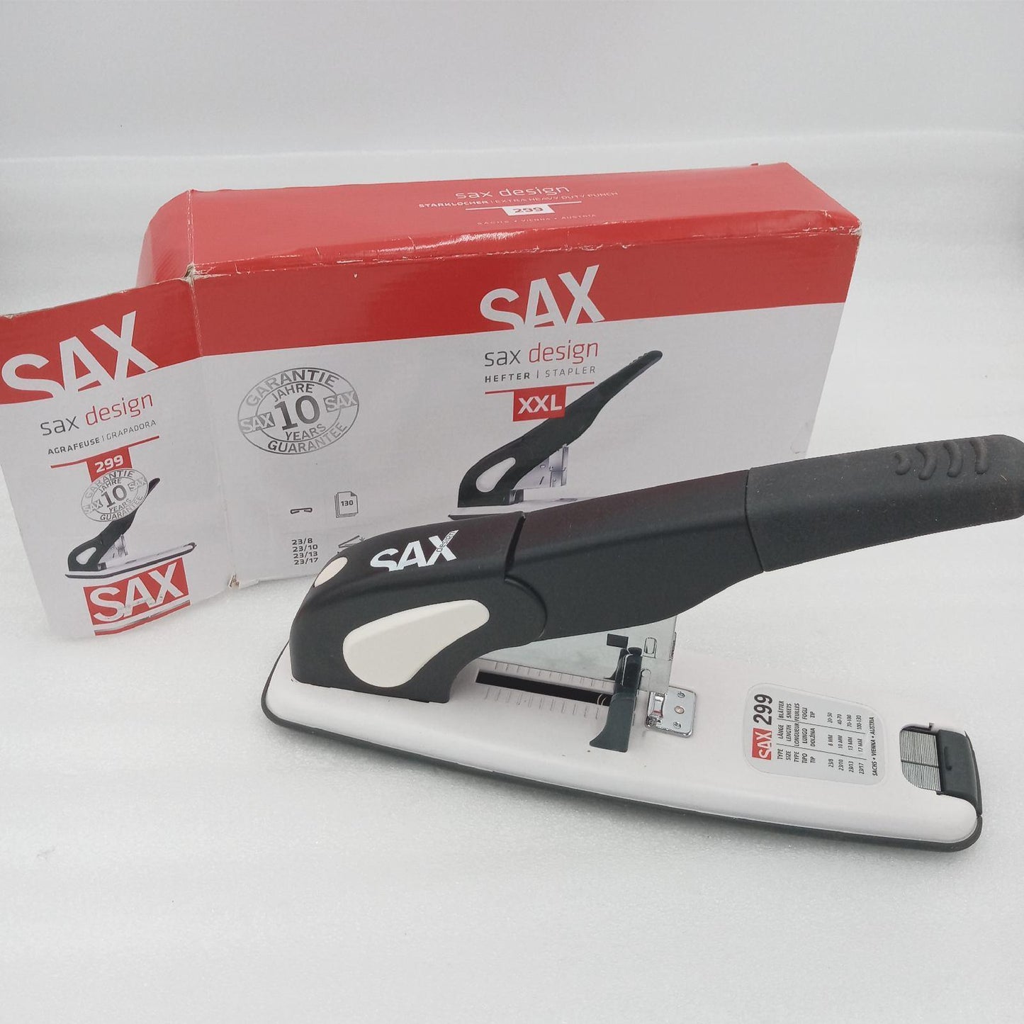 SAX Design Starkhefter 299 XXL, SCHWARZ