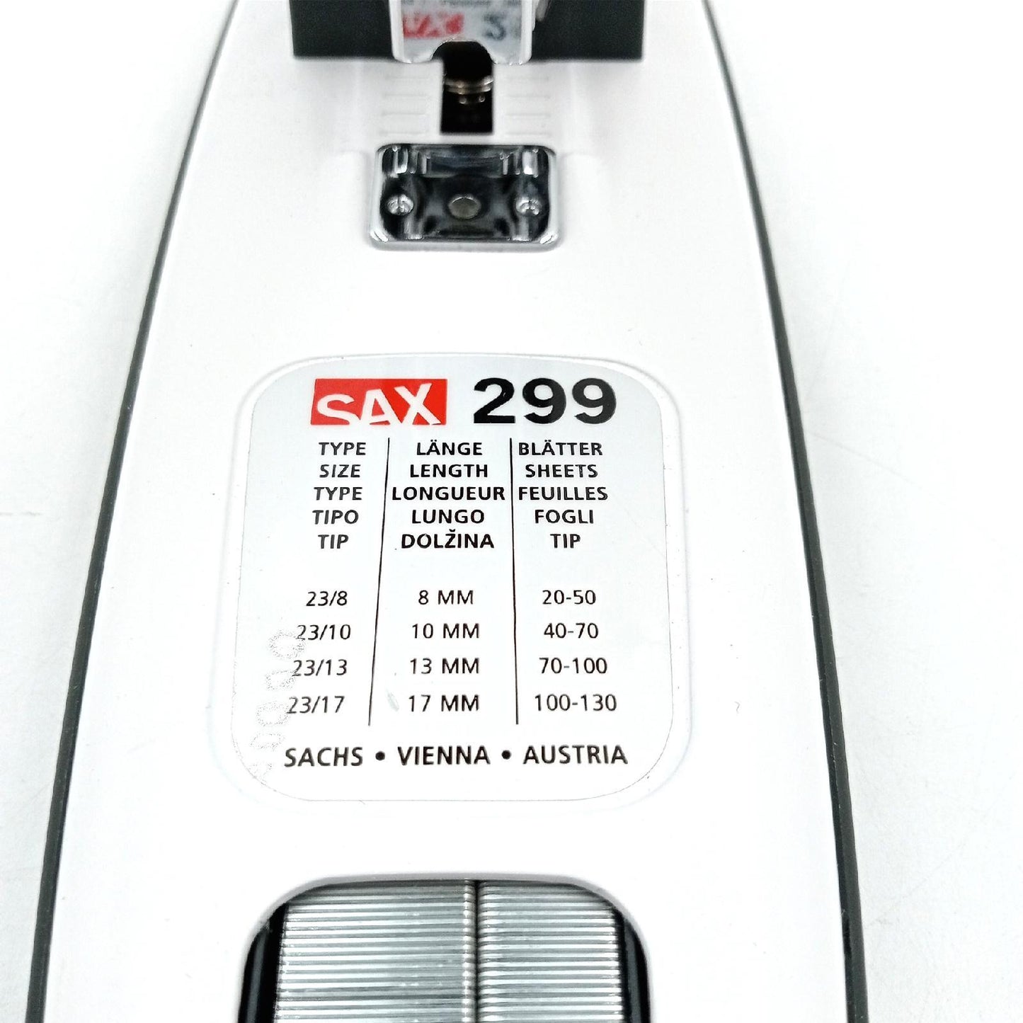 SAX Design Starkhefter 299 XXL, SCHWARZ