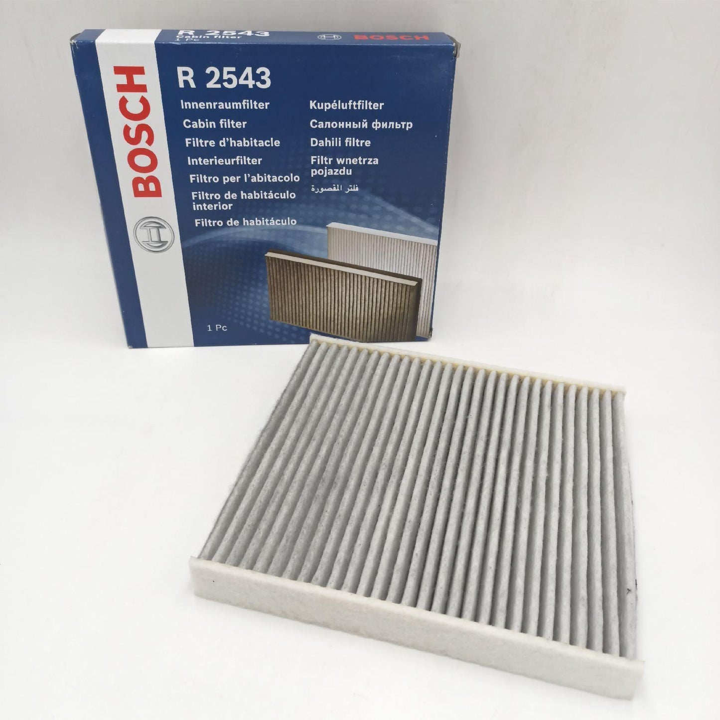Bosch Innenraumfilter Auto Filter R2543 Aktivkohle Pollen Staub Schutz Ersatz
