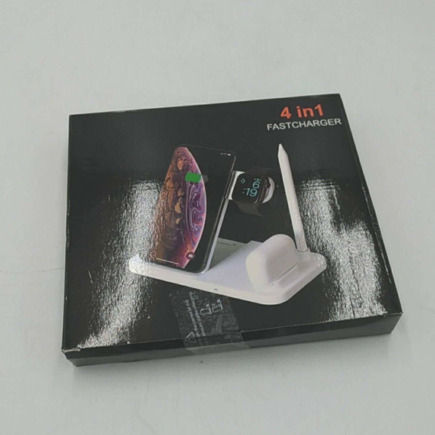 Wireless Charger Ladestation Ladetechnik 4 in 1 Schnell Laden kompatibel mit Apple iPhone