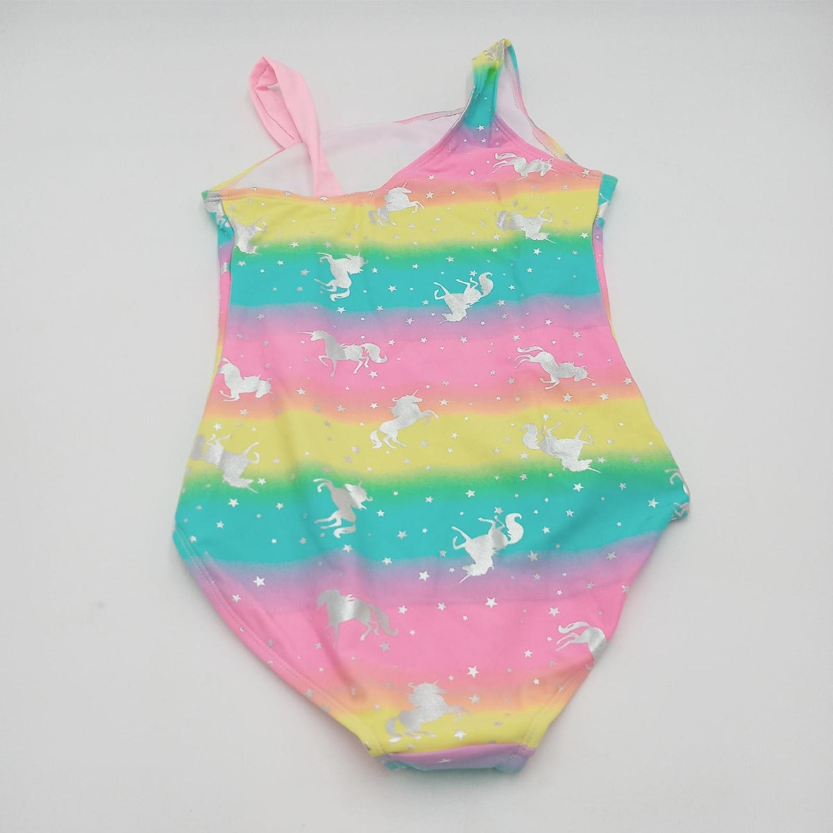 iDrawl One Piece Bademode Mädchen Badeanzug Mehrfarbig Einhorn Sommer Beachwear UPF 50+ 9-10 Jahre