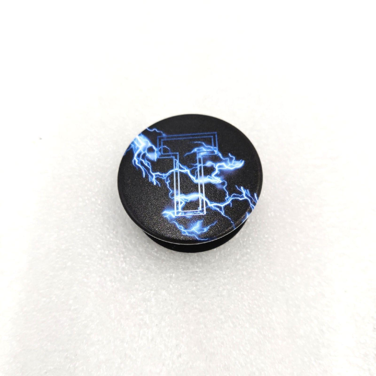 Popsockets Phone Halterung Mobile Zubehör PopGrip T Monogramm Blau Blitz Design