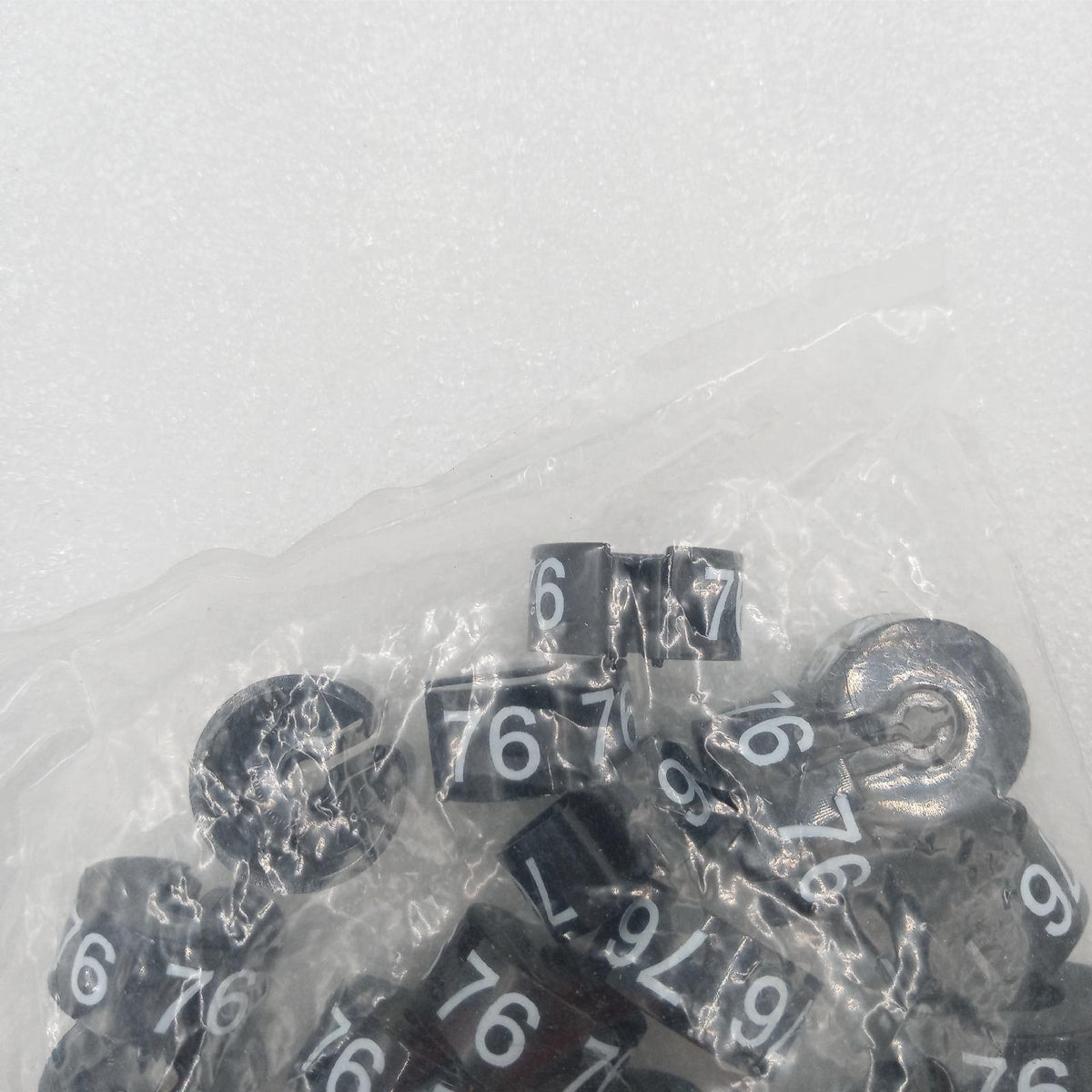 Kunststofftechnik Vlotho - Der Original Größenfinder: Modell Größenring  Lange Damen - Bekleidungsgrößen - Set  225 Größenringe für Größenkennzeichnung auf Kleiderbügel